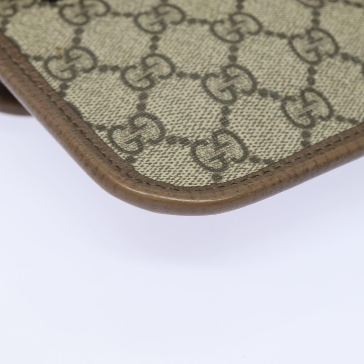 GUCCI GG Supreme Web Sherry Line Waist bag Neo Vintage Beige 493930 ar12117
