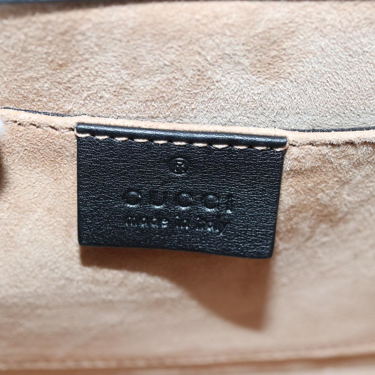 GUCCI Silvi Mini Hand Bag Satin 2way Multicolor 472107 ar12144