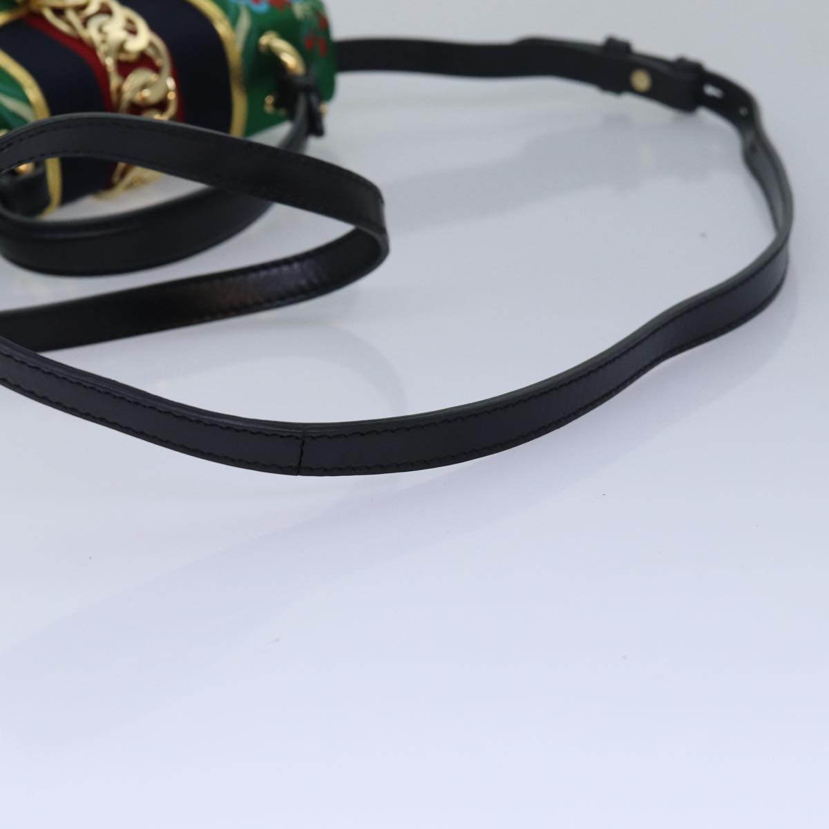 GUCCI Silvi Mini Hand Bag Satin 2way Multicolor 472107 ar12144