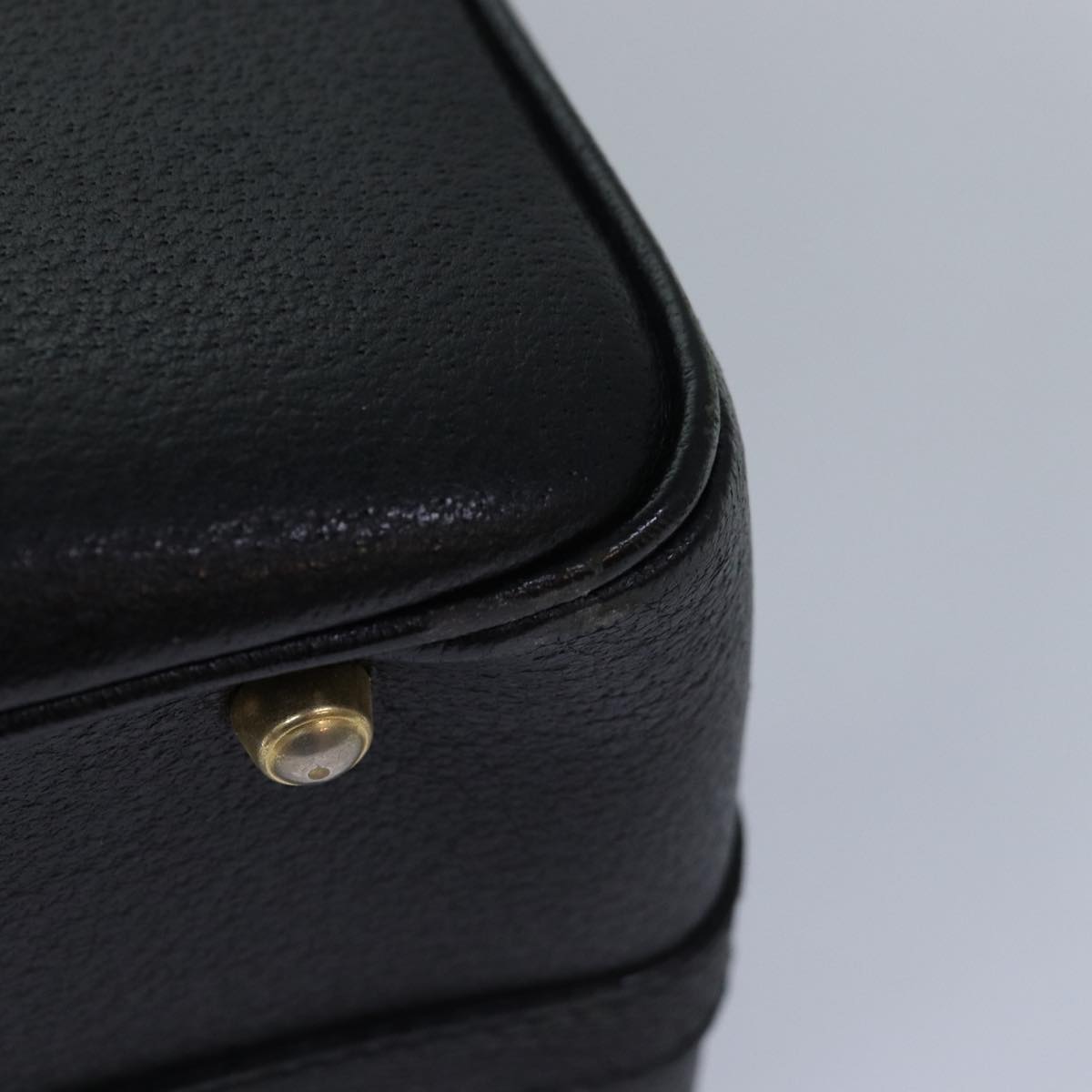 GUCCI Bamboo Vanity Hand Bag Leather 2way Black 013 2122 2491 ar12149
