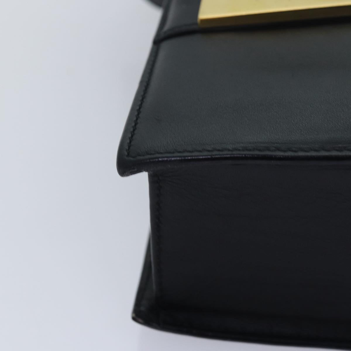 GUCCI Shoulder Bag Leather Black 001 1274 1912 ar12169