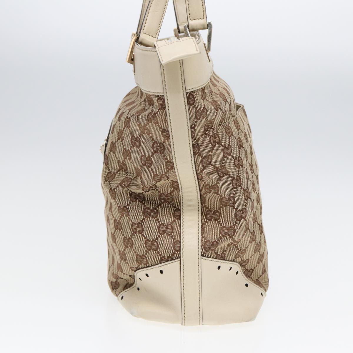 GUCCI GG Canvas Tote Bag Beige ar12215