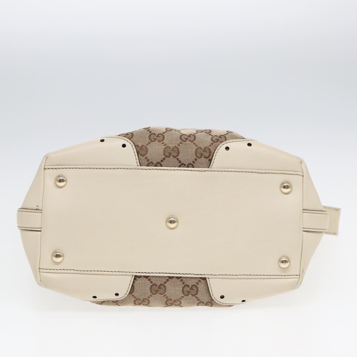 GUCCI GG Canvas Tote Bag Beige ar12215