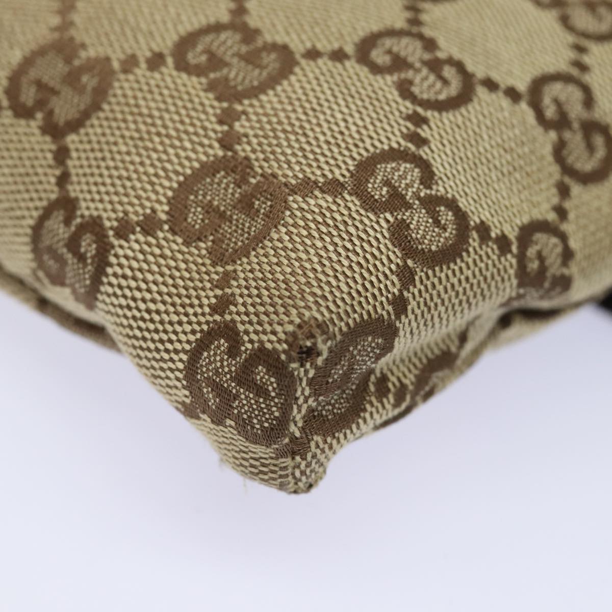 GUCCI GG Canvas Waist bag Beige ar12216