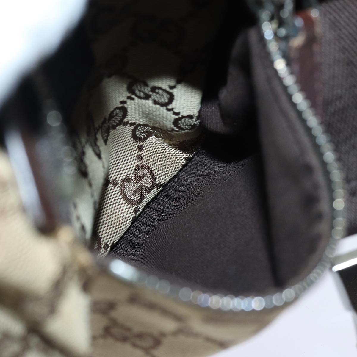 GUCCI GG Canvas Waist bag Beige ar12216