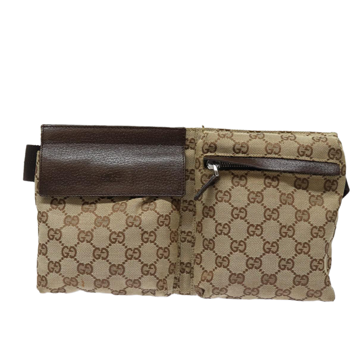 GUCCI GG Canvas Waist bag Beige ar12216
