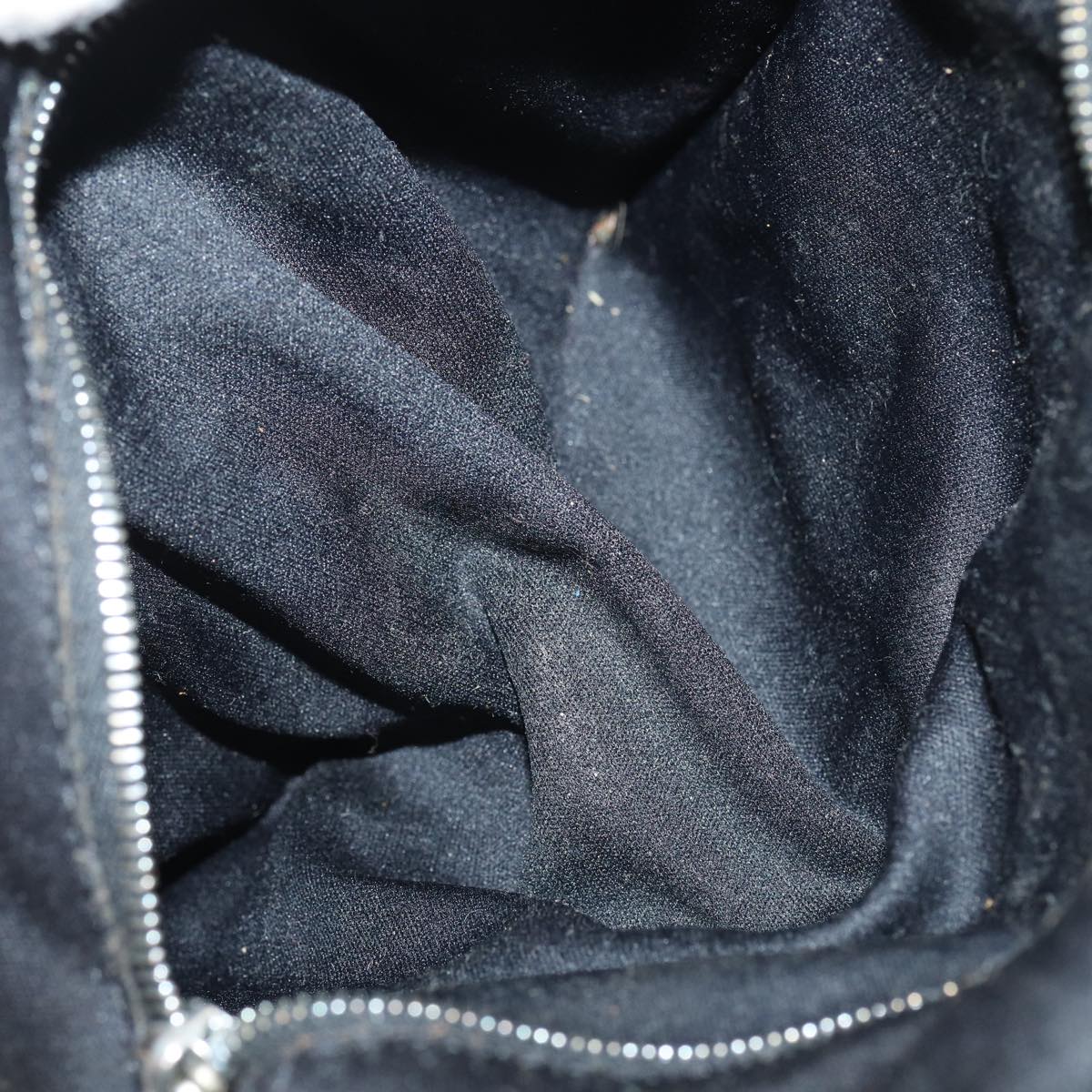 FENDI Mamma Baguette Shoulder Bag Nylon Black ar12319
