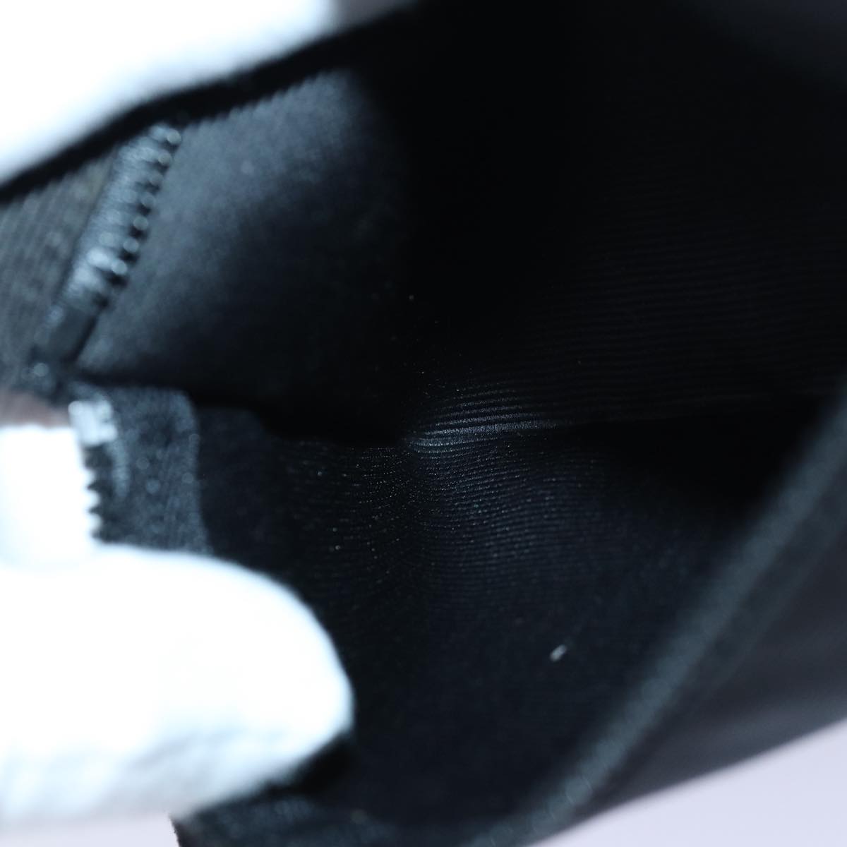 FENDI Tote Bag Nylon Black Gold ar12397