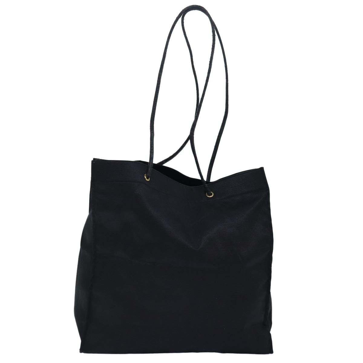 FENDI Tote Bag Nylon Black Gold ar12397