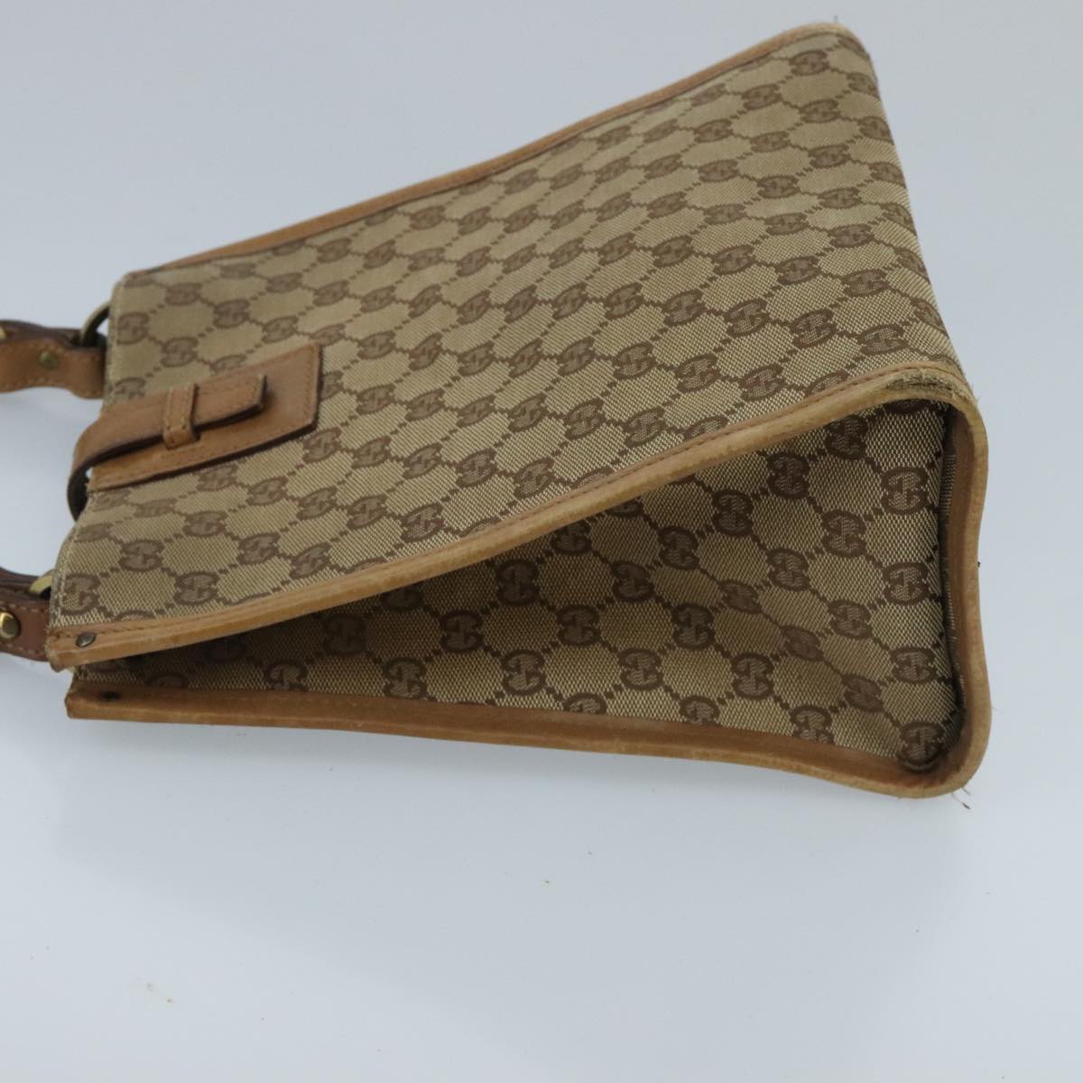 GUCCI GG Canvas Tote Bag Beige ar12769