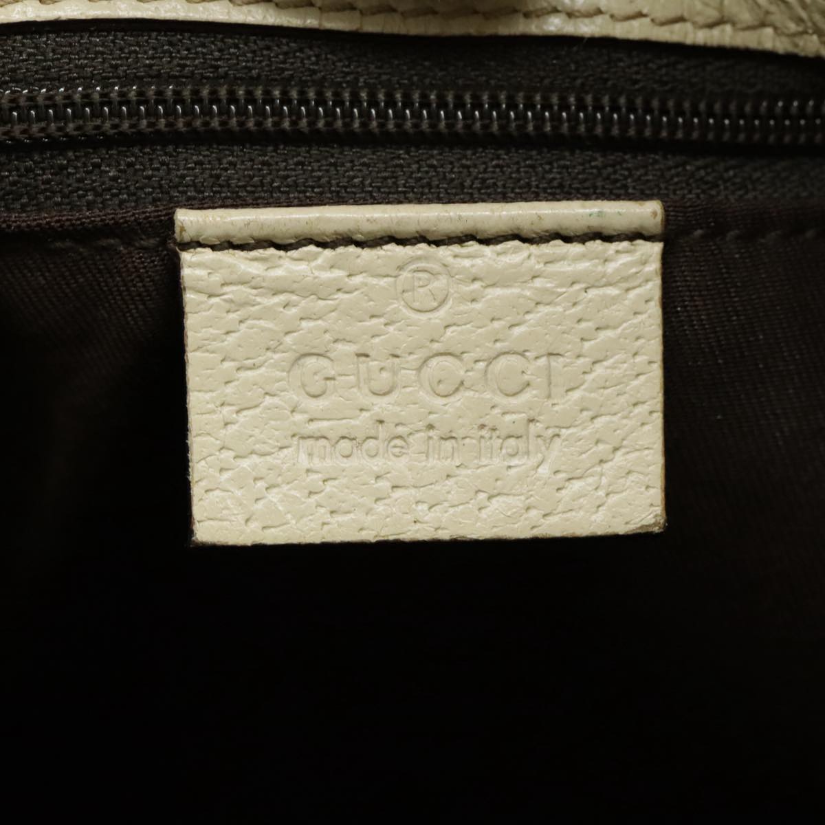 GUCCI GG Canvas Shoulder Bag Beige Cream Gold 120841 ar12809