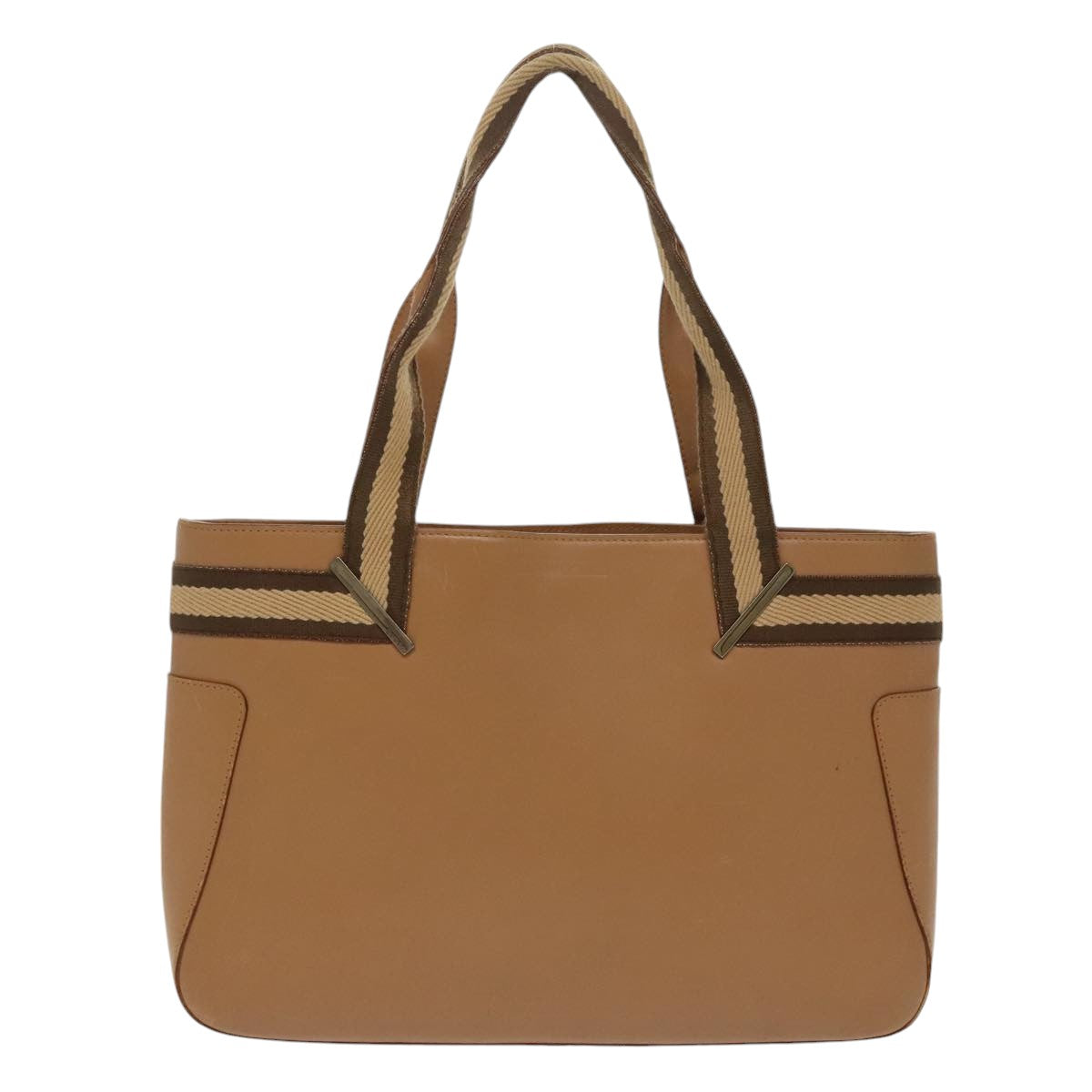 GUCCI Sherry Line Tote Bag Leather Brown 002 1135 ar12873