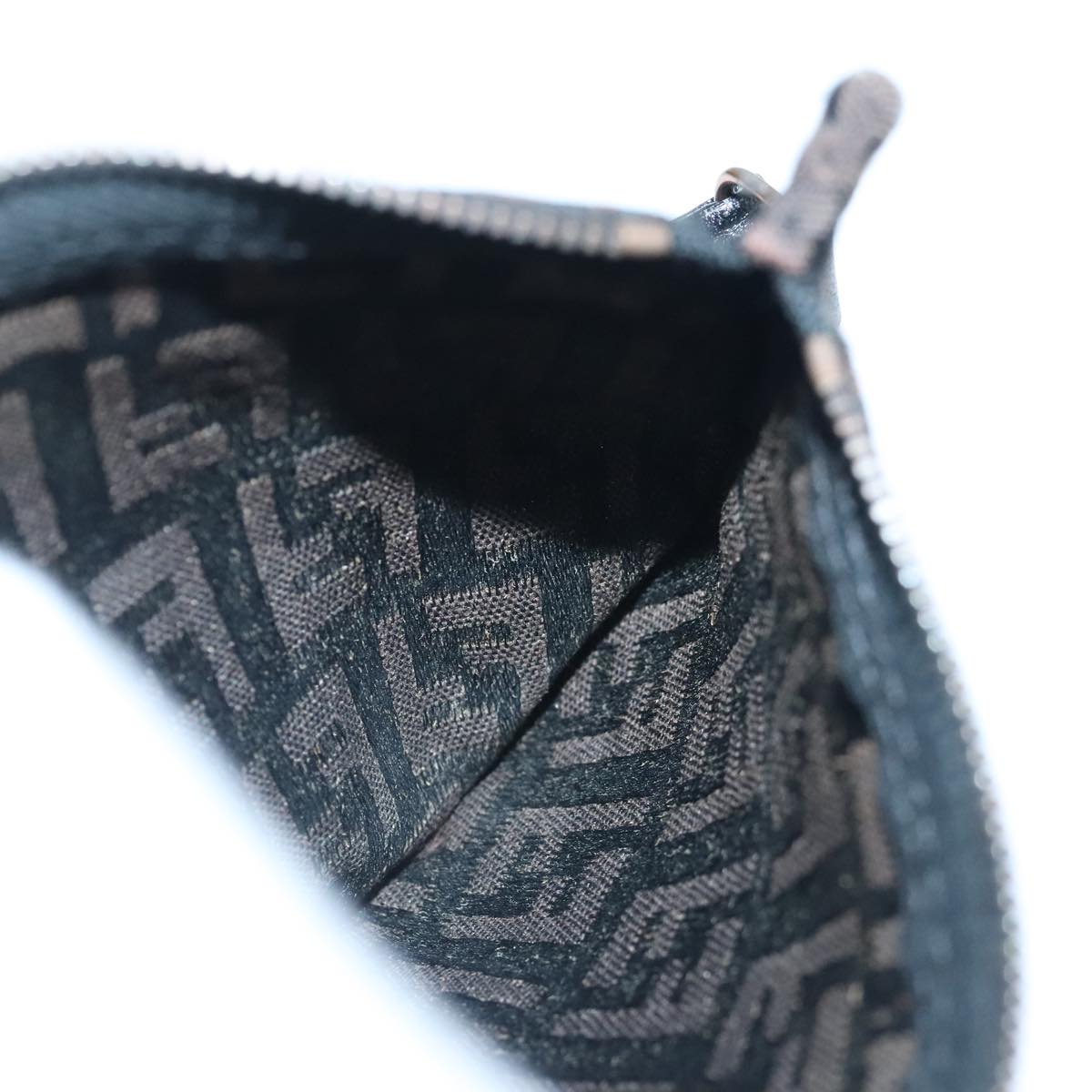 FENDI Zucchino Canvas Tote Bag Brown ar12959
