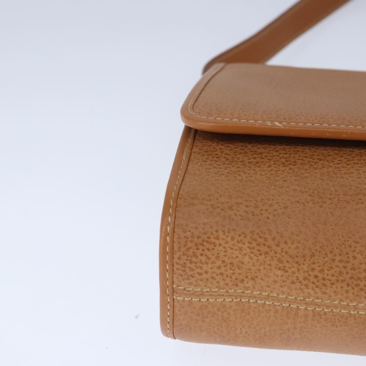 GUCCI Shoulder Bag Leather Beige Gold 004 115 0289 ar13010