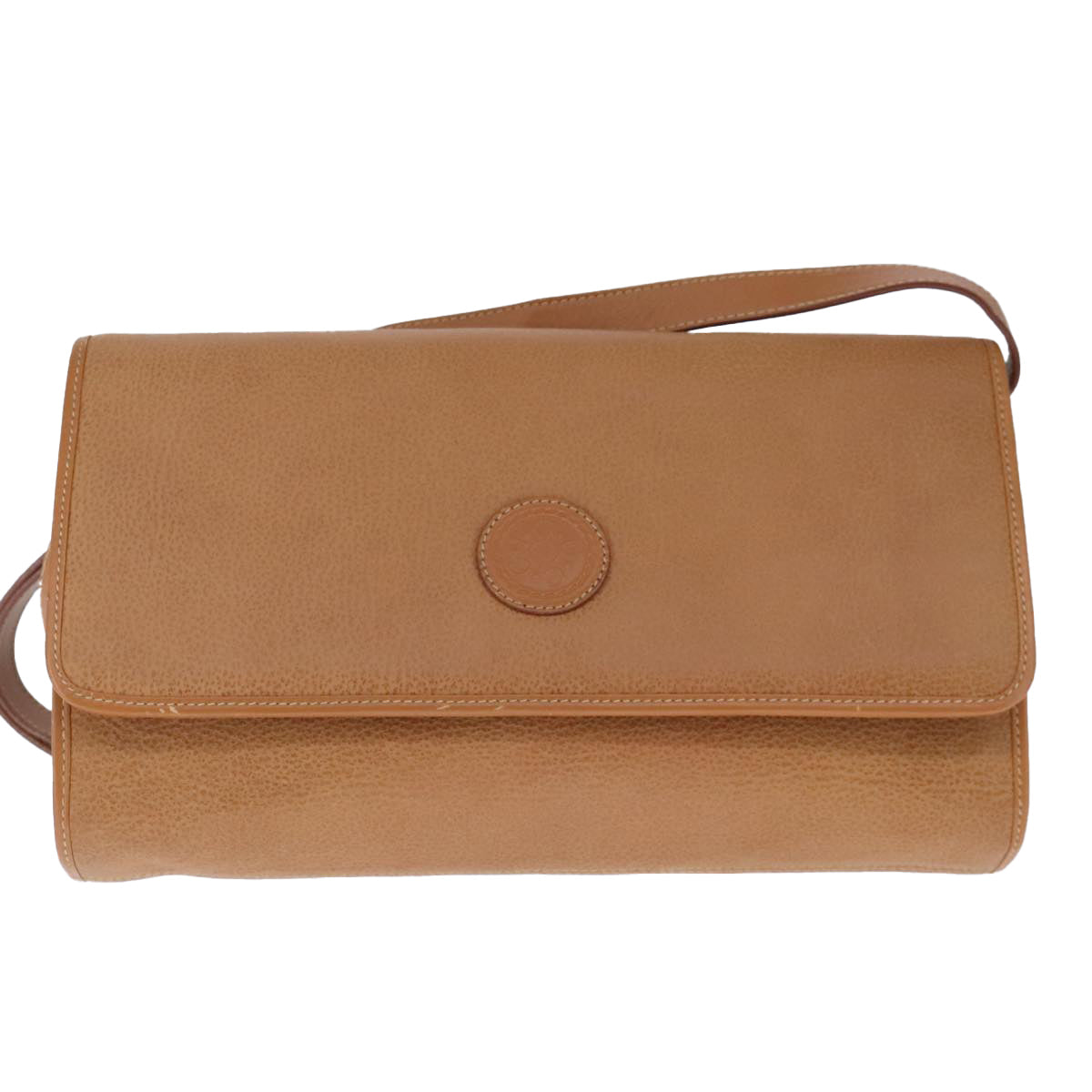 GUCCI Shoulder Bag Leather Beige Gold 004 115 0289 ar13010