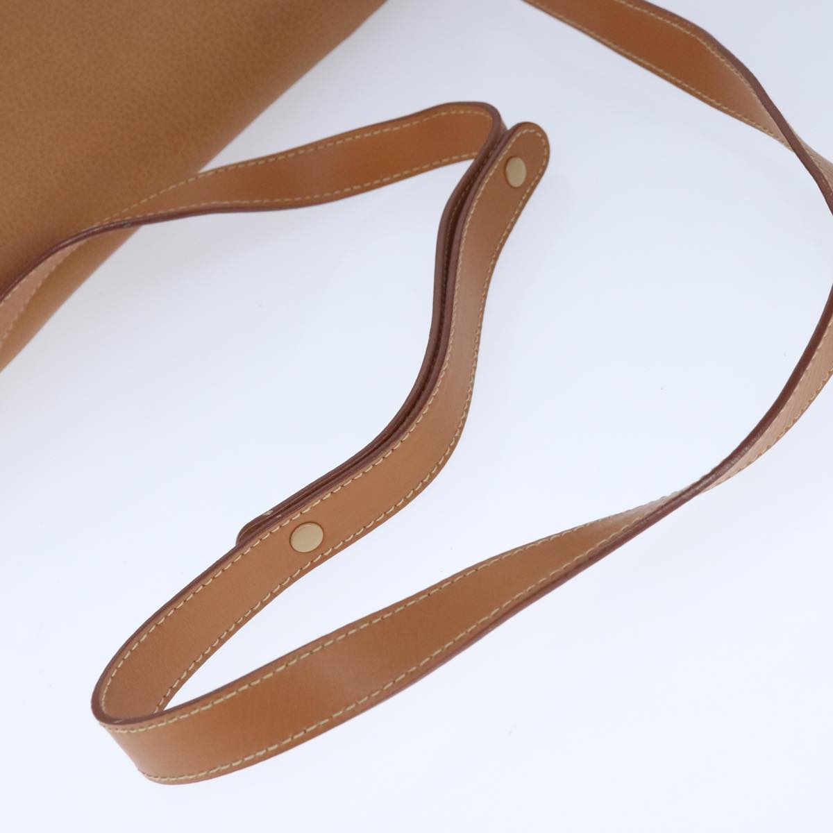 GUCCI Shoulder Bag Leather Beige Gold 004 115 0289 ar13010