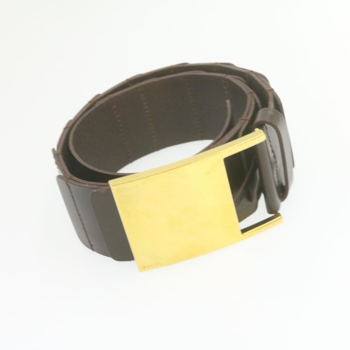 GUCCI Leather Belt 2Set Black Brown ar3661