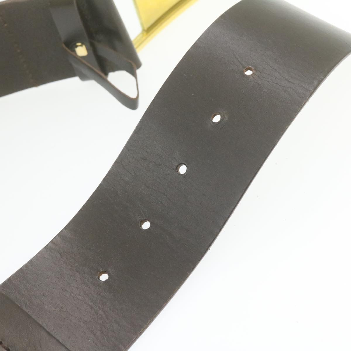 GUCCI Leather Belt 2Set Black Brown ar3661