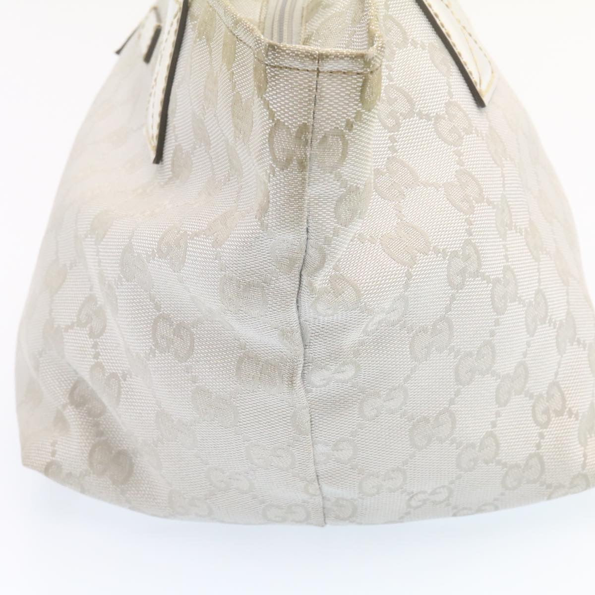 GUCCI Sherry Line GG Canvas Tote Bag Silver Blue ar4426