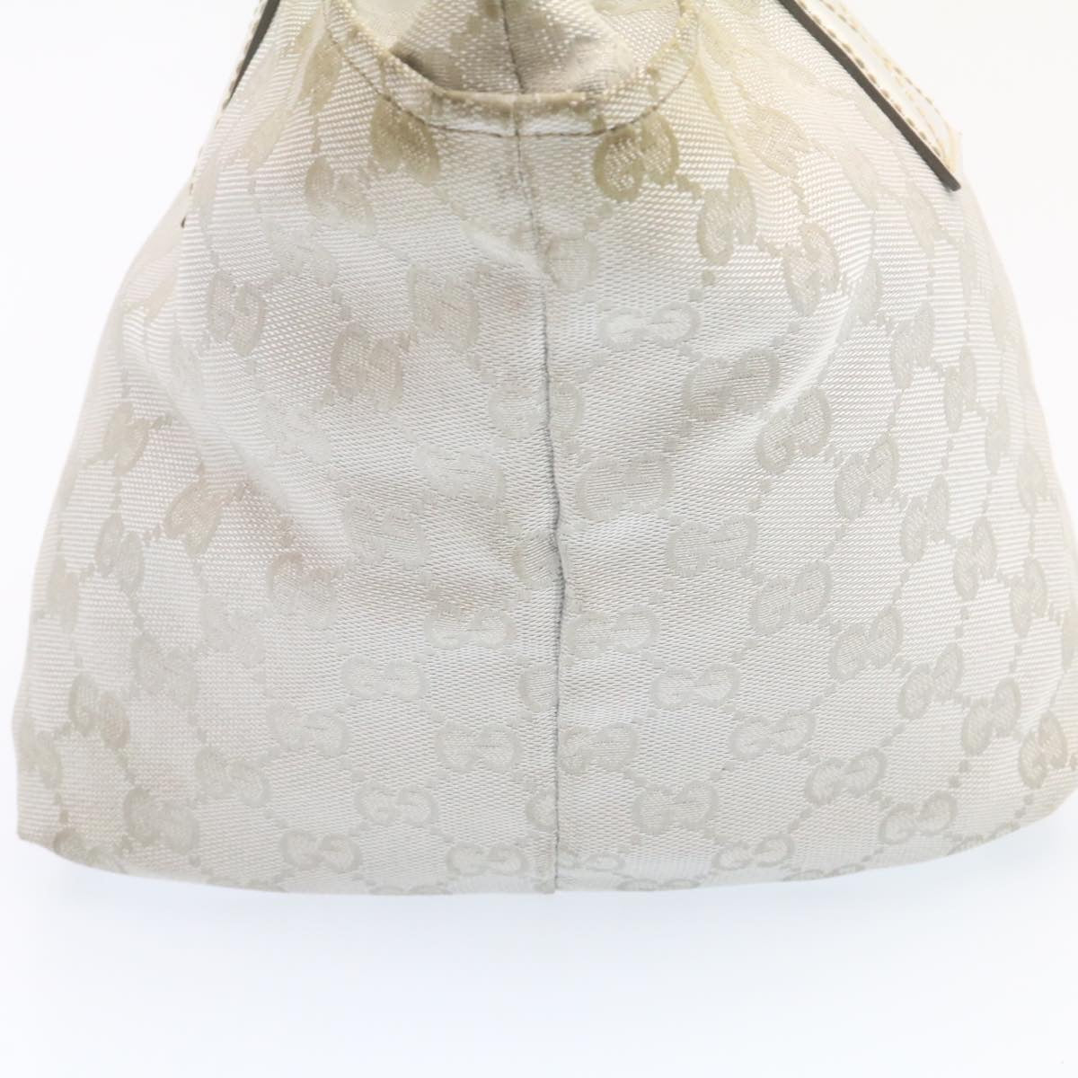 GUCCI Sherry Line GG Canvas Tote Bag Silver Blue ar4426