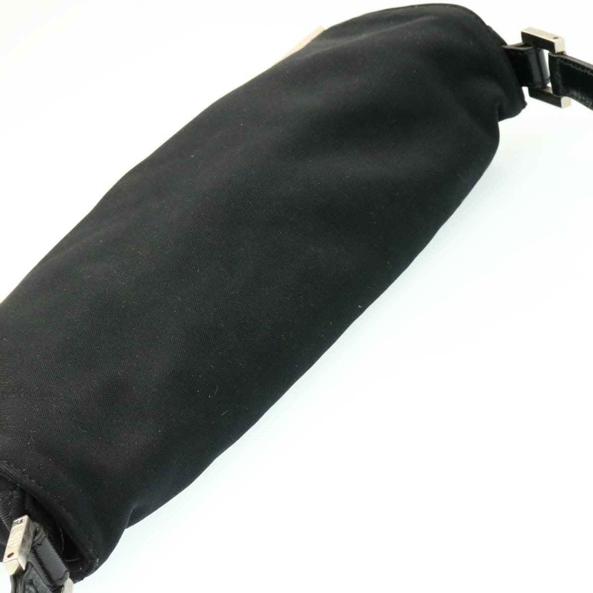 FENDI Shoulder Bag Nylon Black ar4731