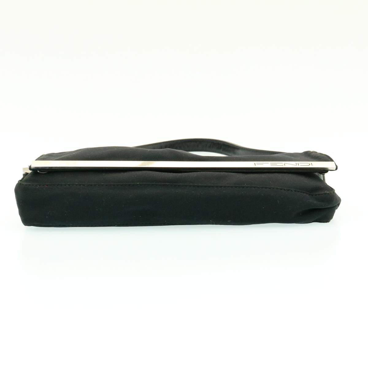 FENDI Shoulder Bag Nylon Black ar4731