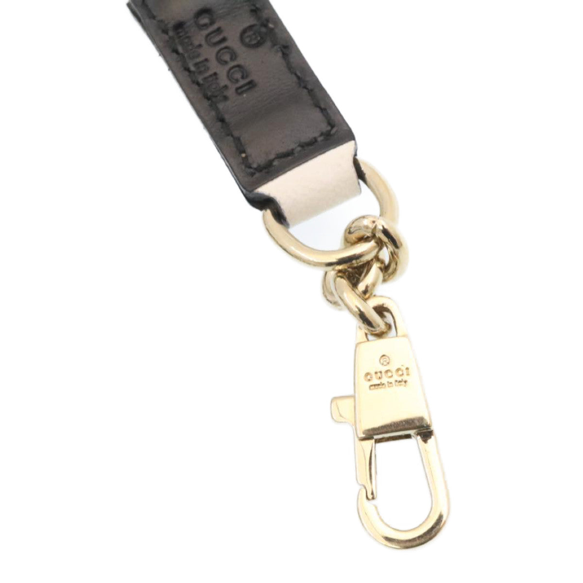 GUCCI Sherry Line Chain Belt Navy Red ar5271