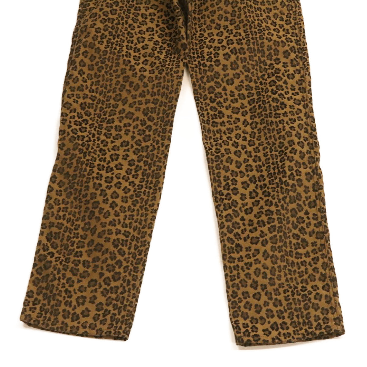 FENDI Leopard Pattern Pants Brown ar5303