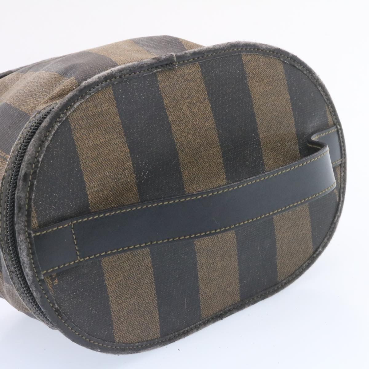 FENDI Shoulder Bag Canvas 2Set Black Brown ar5459