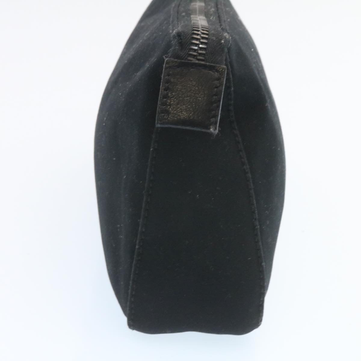 FENDI Pouch Hand Bag Nylon 2Set Black ar5688