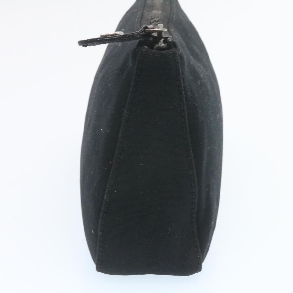 FENDI Pouch Hand Bag Nylon 2Set Black ar5688