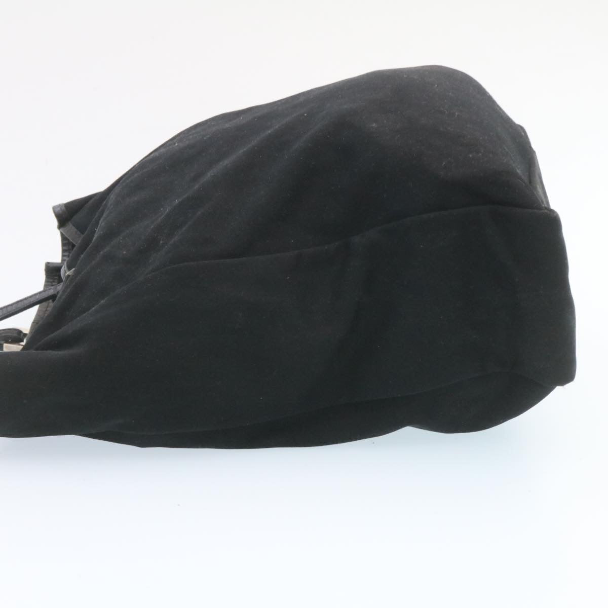 FENDI Pouch Hand Bag Nylon 2Set Black ar5688