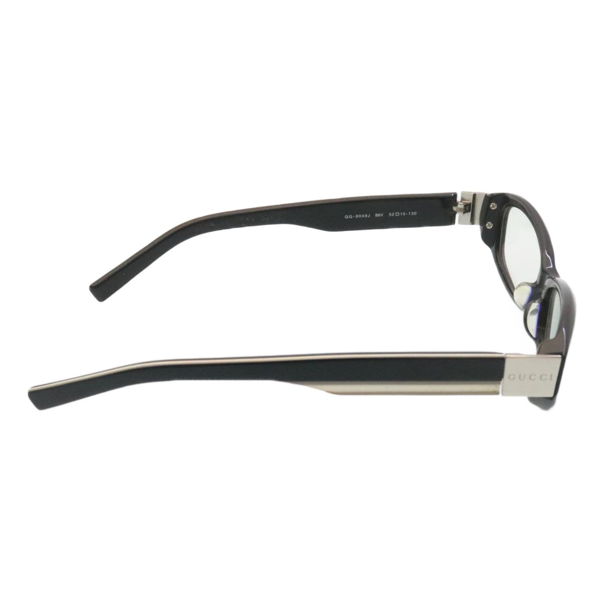 GUCCI Glasses Metal Platstick 2Set Black Silver ar6420