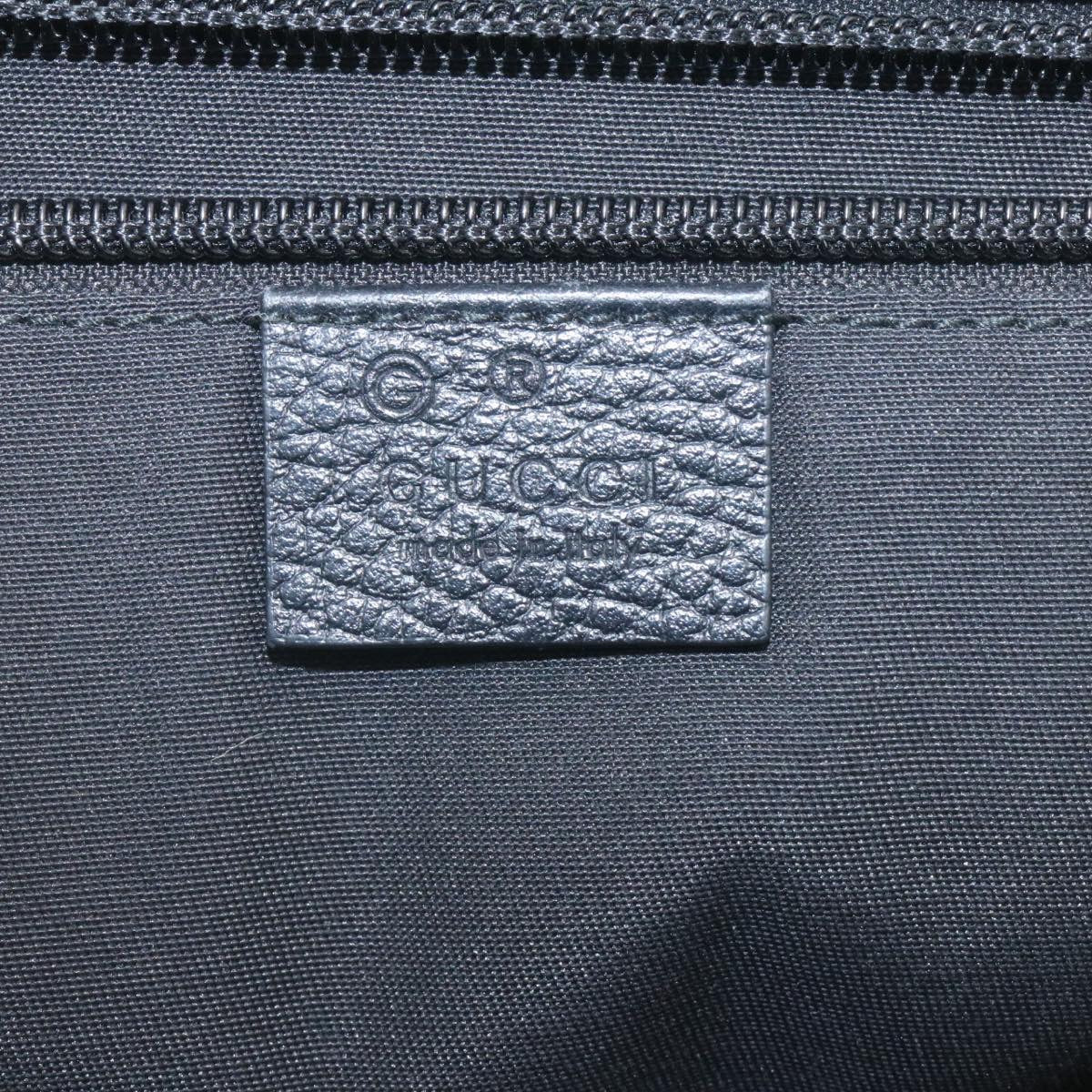 GUCCI GG Canvas Hand Bag Black ar6477
