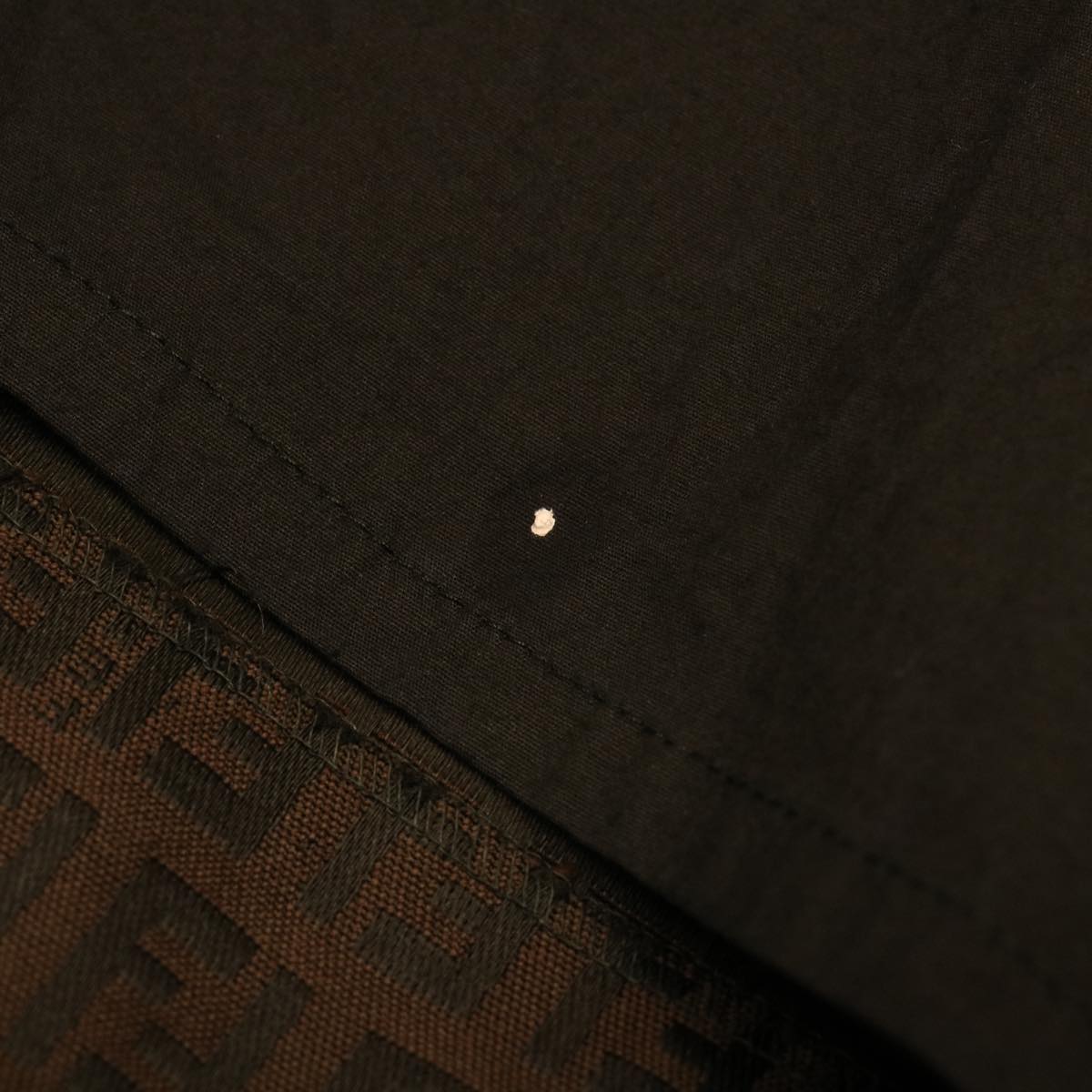 FENDI Zucchino Canvas Skirt Brown ar6747