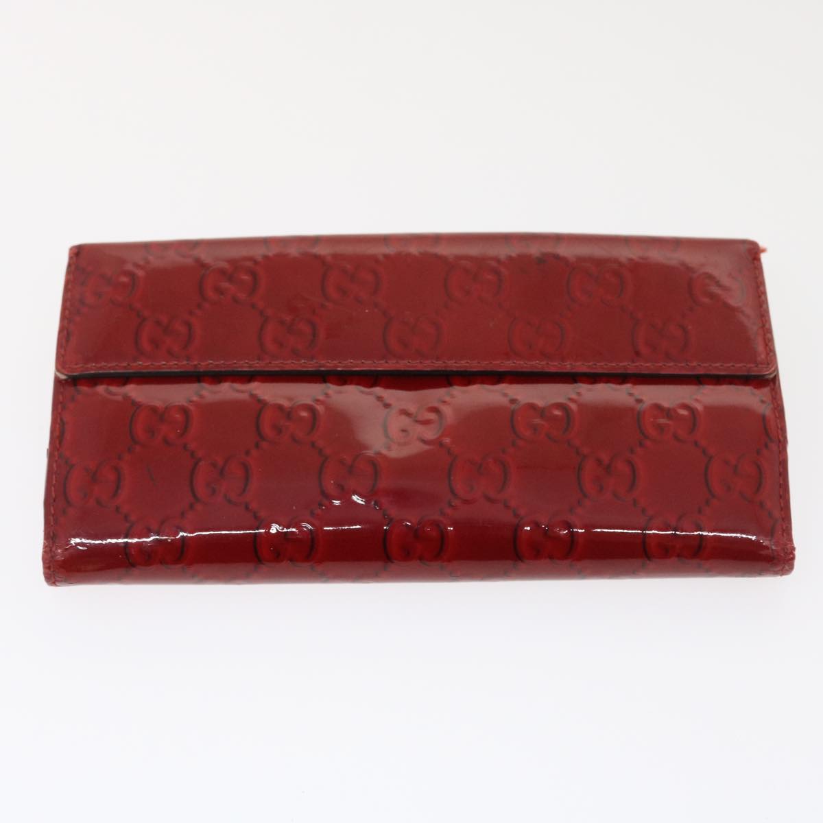 GUCCI GG Canvas Long Wallet Leather 5Set Beige Red black ar6787