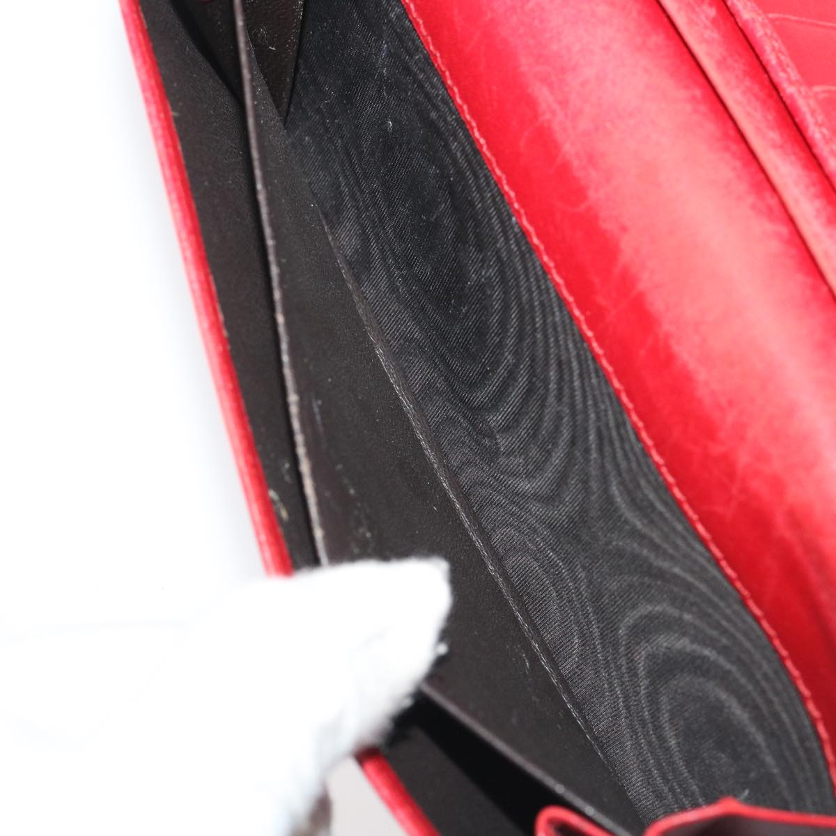 GUCCI GG Canvas Long Wallet Leather 5Set Beige Red black ar6787