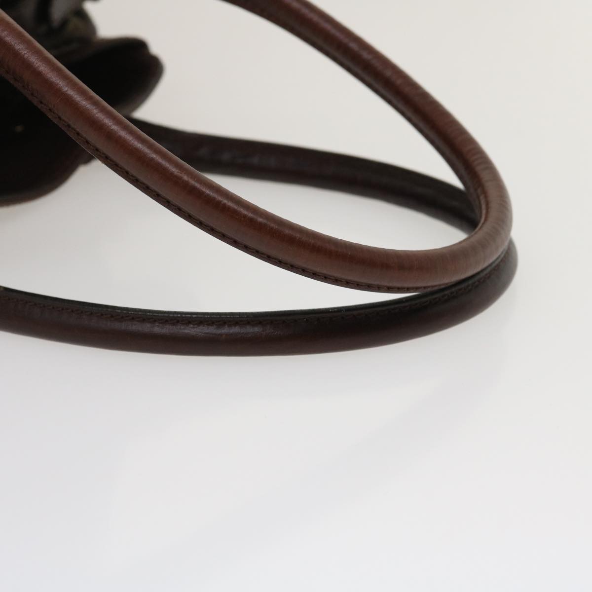 FENDI Zucca Canvas Tote Bag Velor Brown Black ar6954