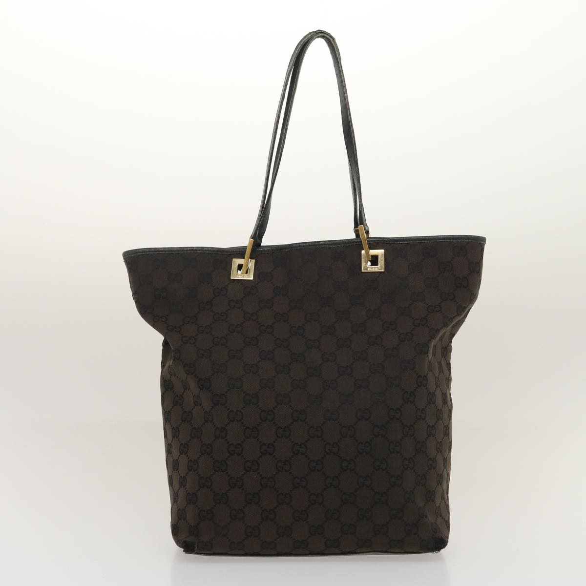 GUCCI Horse Bit GG Canvas Backpack Tote Bag 5Set Brown Black ar7028