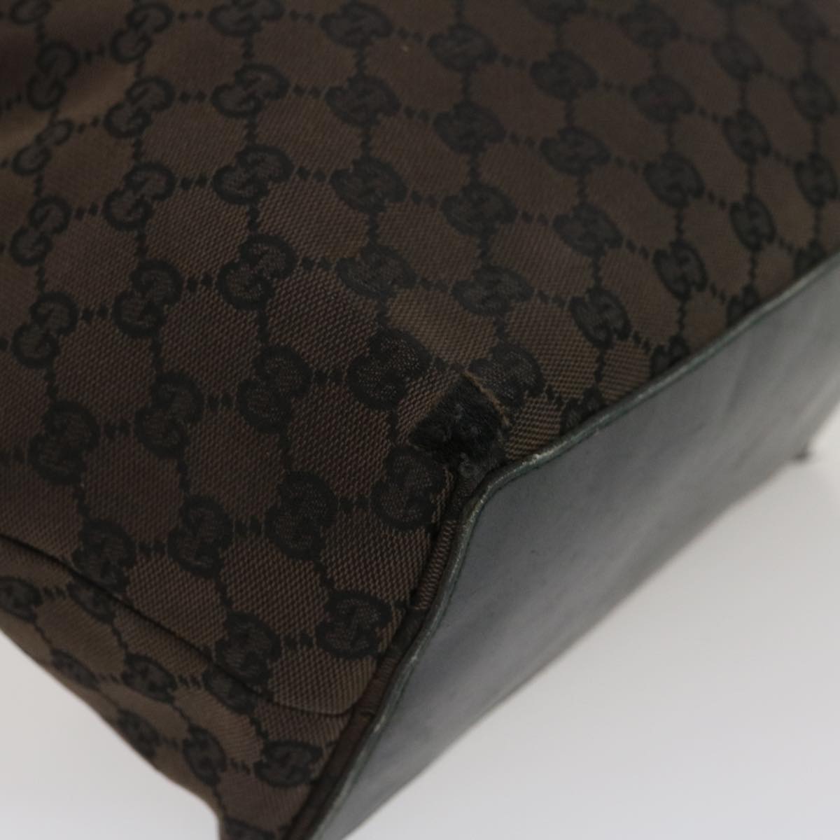 GUCCI Horse Bit GG Canvas Backpack Tote Bag 5Set Brown Black ar7028