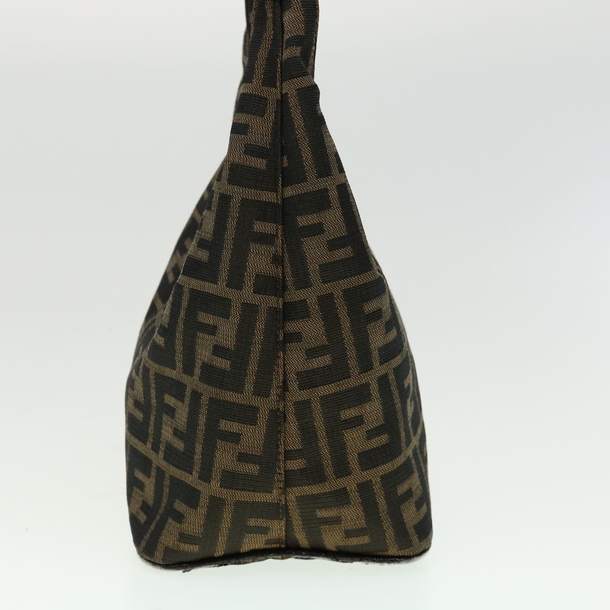 FENDI ZuccaCanvas Mamma Baguette Shoulder Bag Brown ar7283