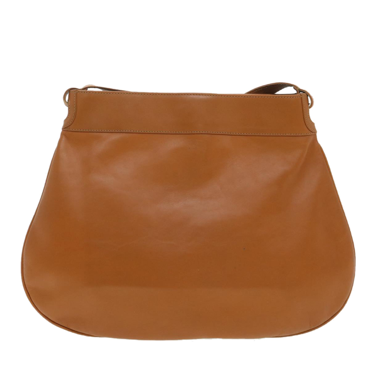 FENDI Shoulder Bag Leather Brown ar8740