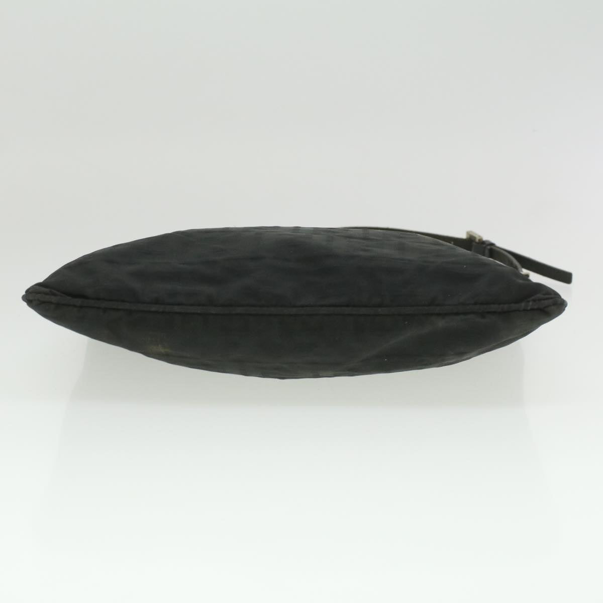 FENDI Zucca Canvas Shoulder Bag Nylon Black ar8812