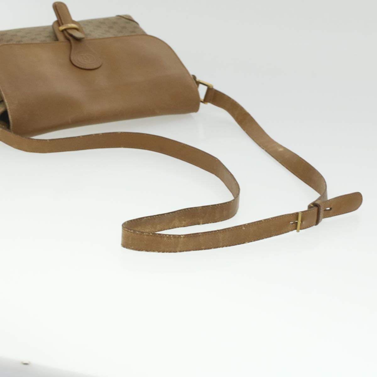 GUCCI Micro GG Canvas Shoulder Bag Beige 001 261 1135 ar8953