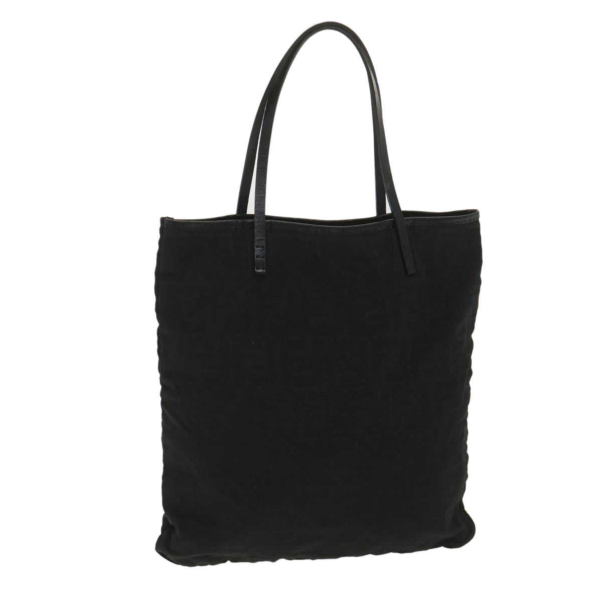 FENDI Zucca Canvas Tote Bag Black Brown ar9031