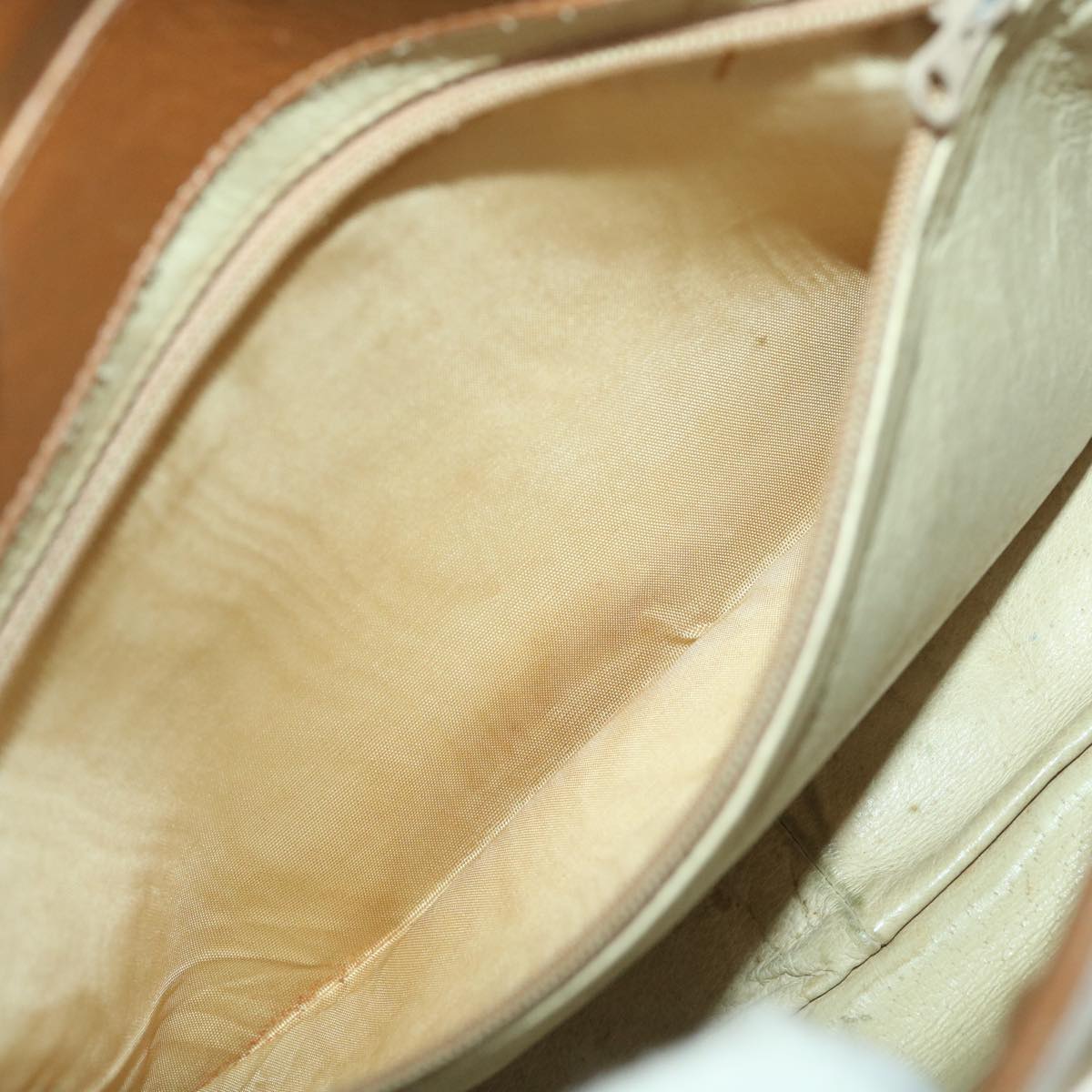 GUCCI Micro GG Canvas Shoulder Bag Beige Brown ar9061