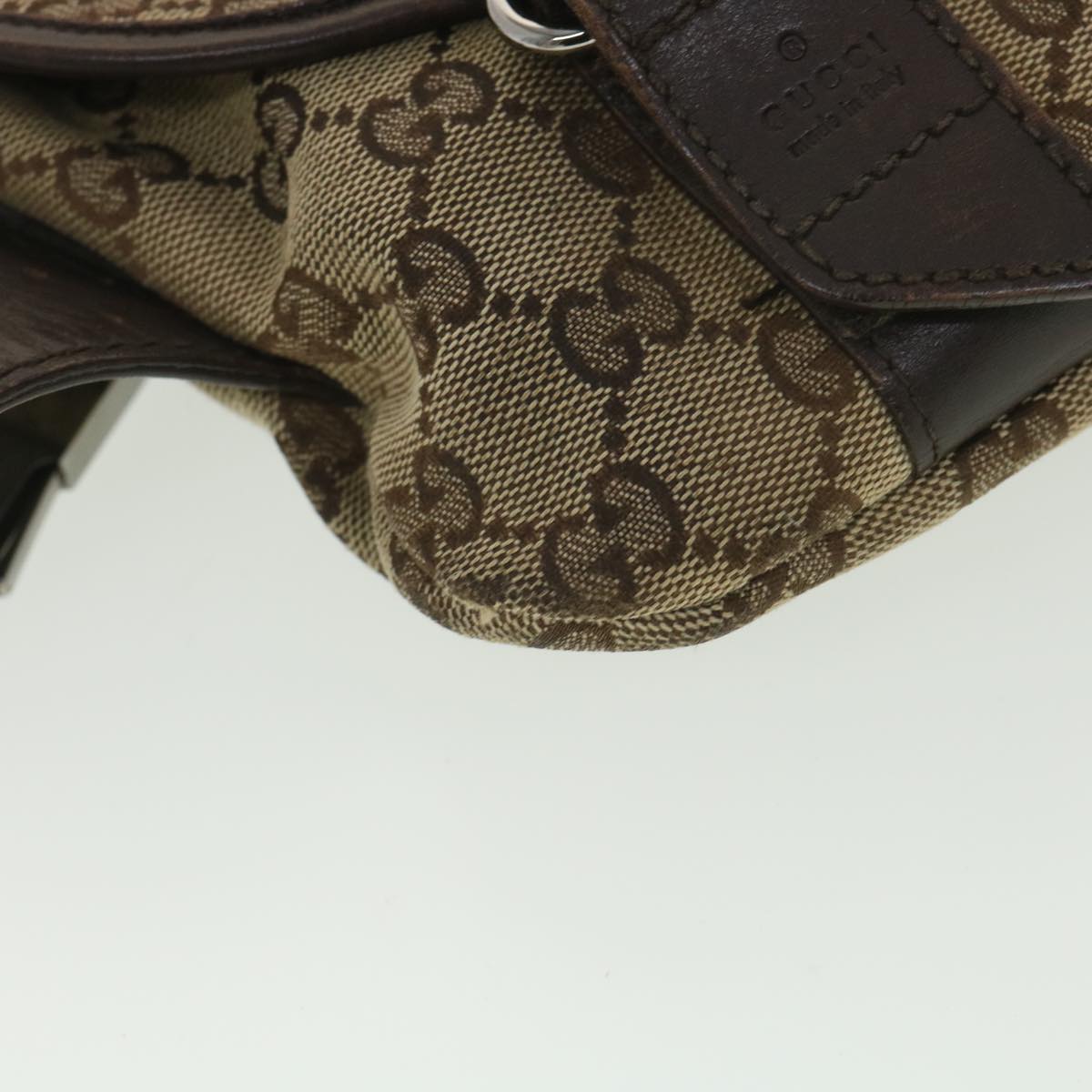 GUCCI GG Canvas Waist bag Beige 145851 ar9075