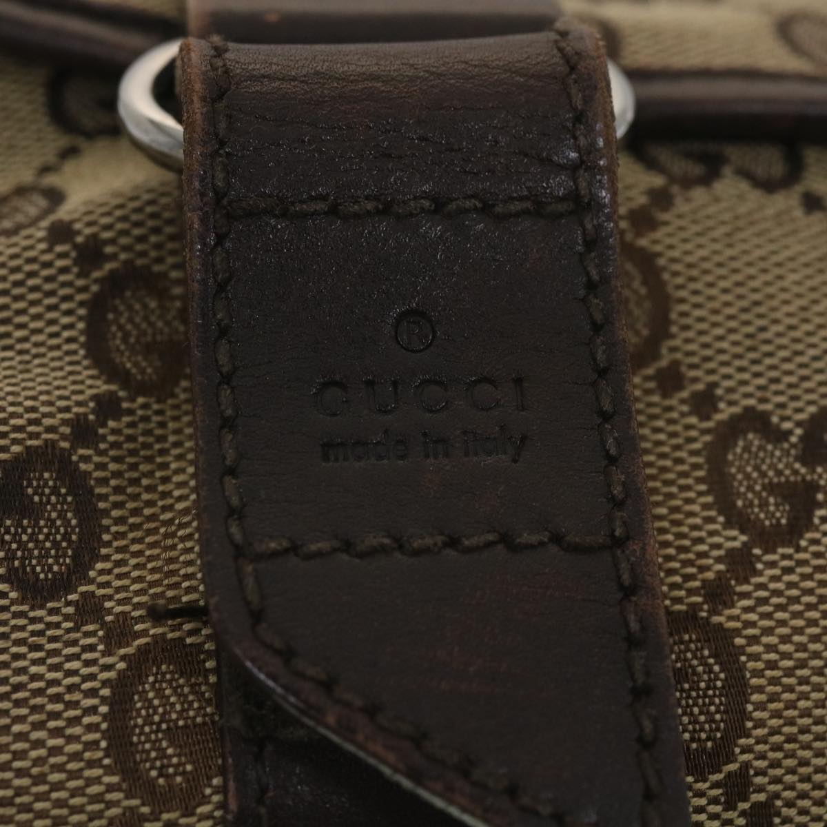 GUCCI GG Canvas Waist bag Beige 145851 ar9075