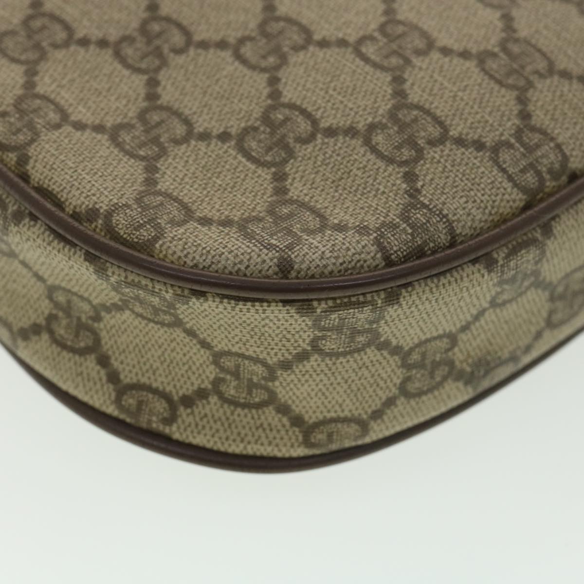 GUCCI GG Canvas Web Sherry Line Shoulder Bag Beige Red 007.754.6112 ar9145