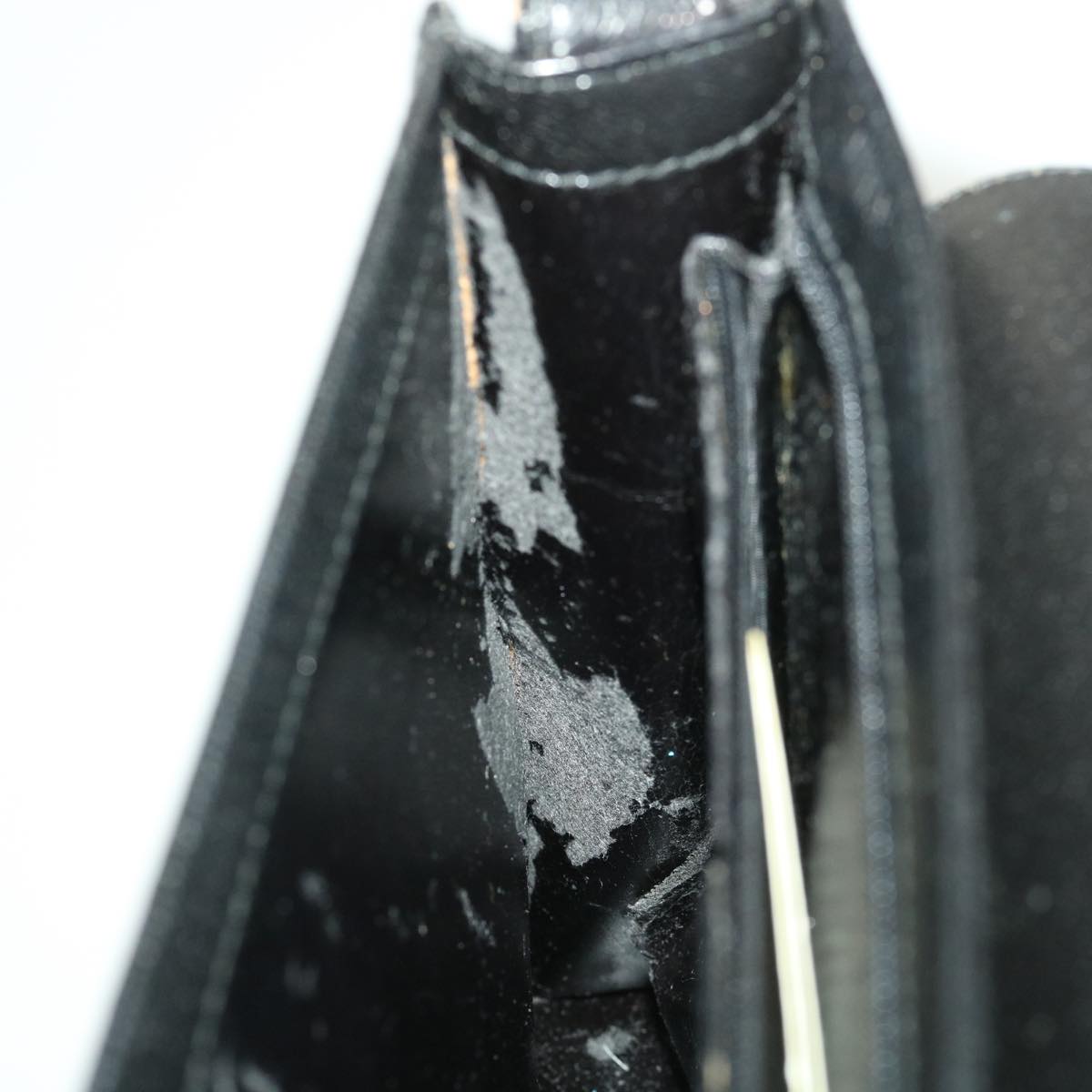 GUCCI Shoulder Bag Leather Black ar9186